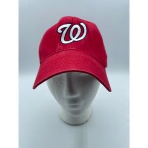 Washington Nationals Red MLB Baseball Cap One Size Fan Favorite